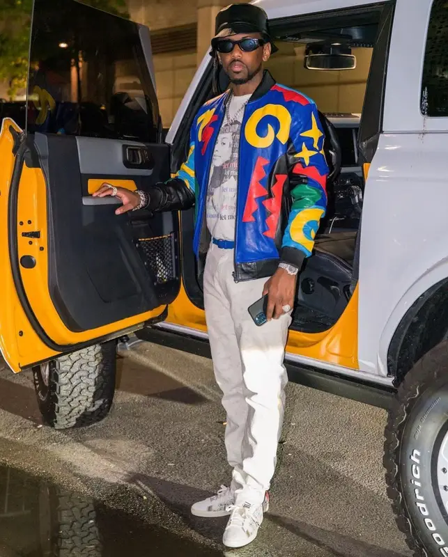 Fabolous outfit in Kith, Givenchy, and Loewe, 2022