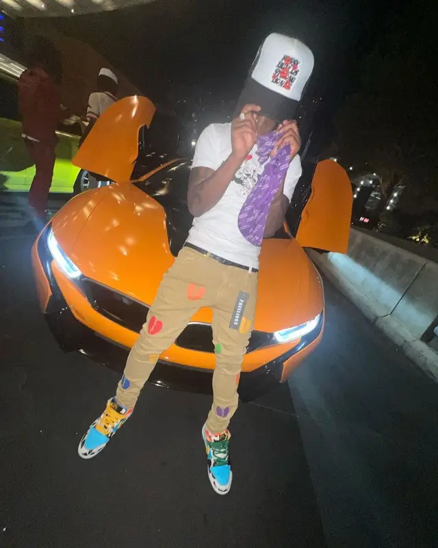2KBABY outfit in Nike, Cough Syrup, and Ben & Jerry's, 2022