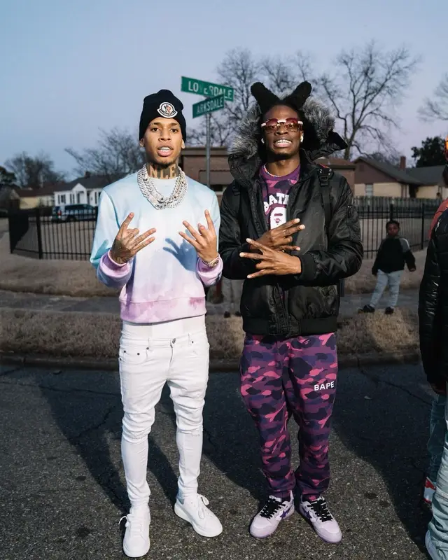 Trapland Pat outfit in Bape, 2022