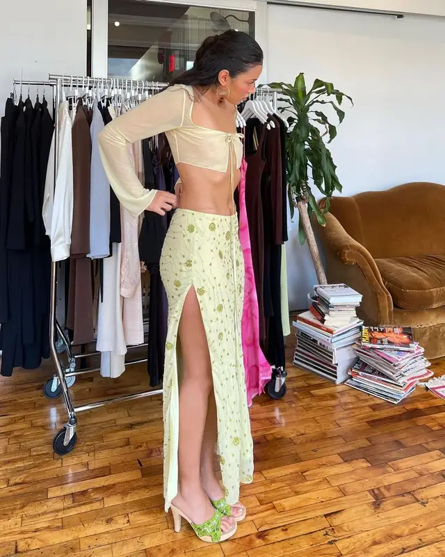 Cindy Kimberly outfit in Mirror Palais, 2022