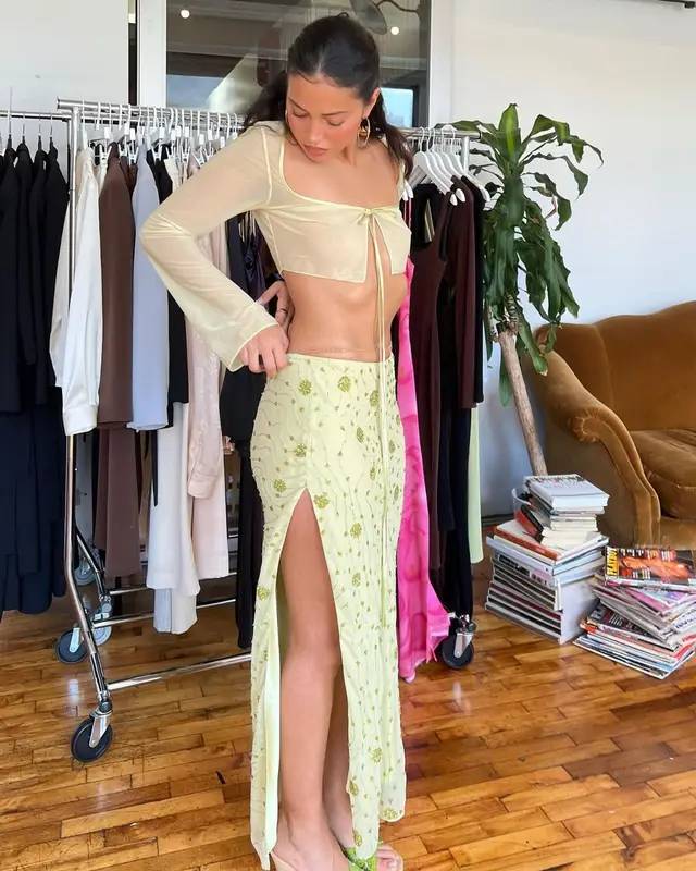 Cindy Kimberly outfit in Mirror Palais, 2022