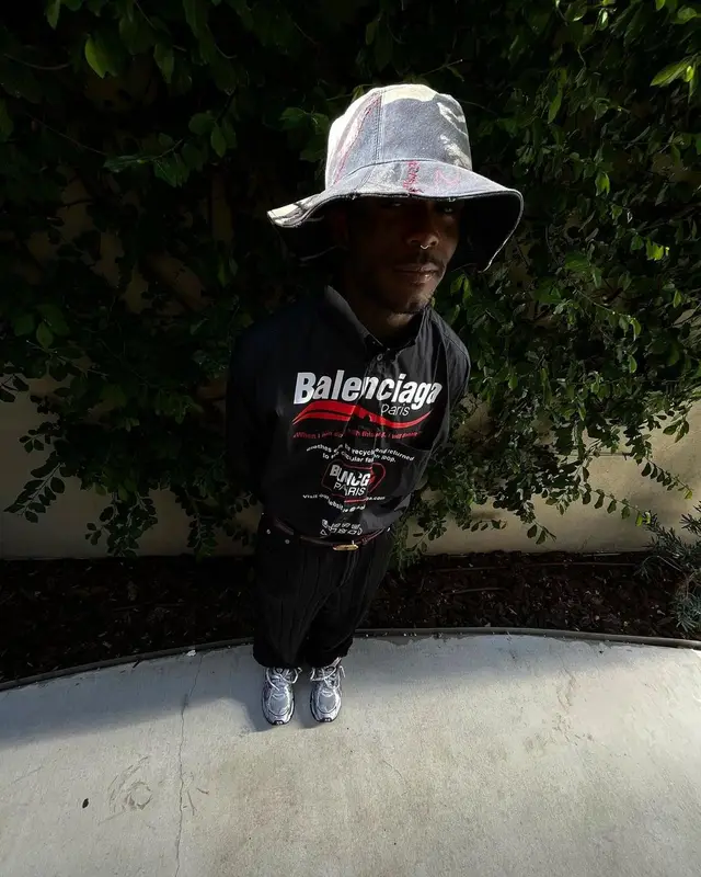 Lil Uzi Vert outfit in Balenciaga, 2022
