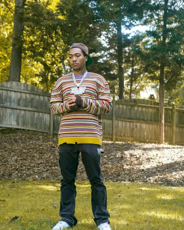 Lil Meech outfit in Marni, Gallery Dept., and Nike, 2022