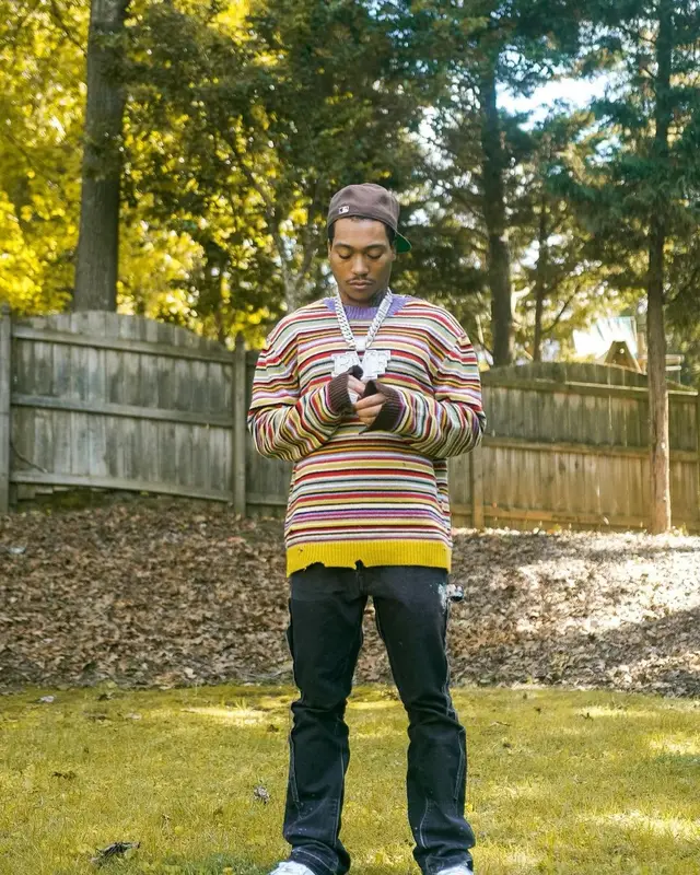 Lil Meech outfit in Marni, Gallery Dept., and Nike, 2022