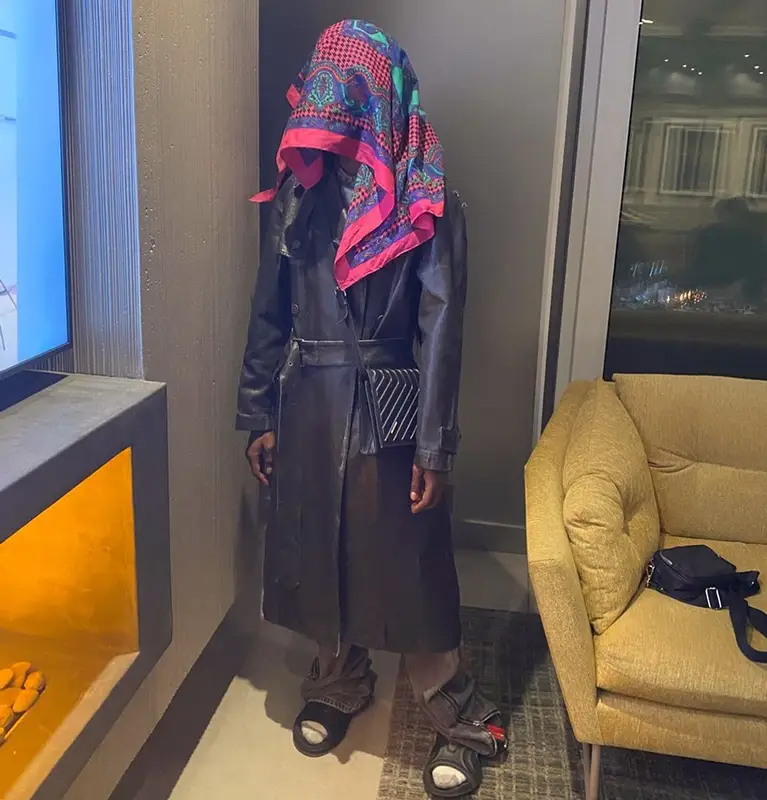 KayCyy outfit in Diesel and Balenciaga, 2022
