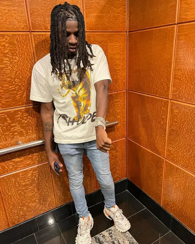 SleazyWorld Go outfit in Rhude, Amiri, and Balenciaga, 2022