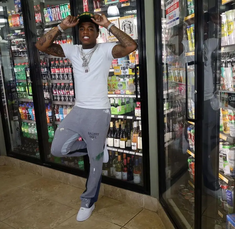 Yungeen Ace outfit in Nike and Gallery Dept., 2022