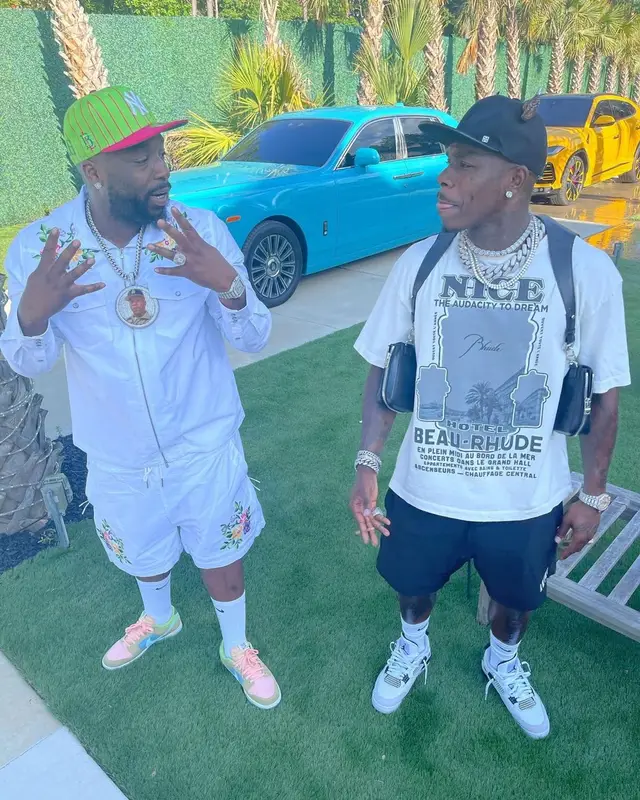 DaBaby outfit in Rhude, Amiri, and Givenchy, 2022