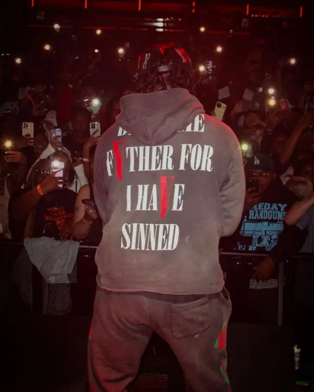 EST Gee outfit in Vlone and Saint Michael, 2022