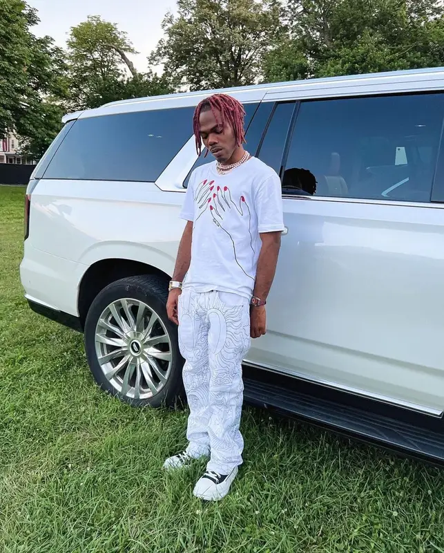 CKay outfit in MCQ, Who Decides War, and Alexander McQueen, 2022