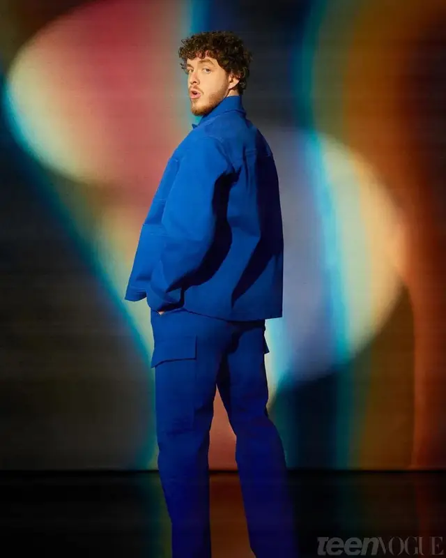 Jack Harlow outfit in Versace and K.Ngsley, 2022