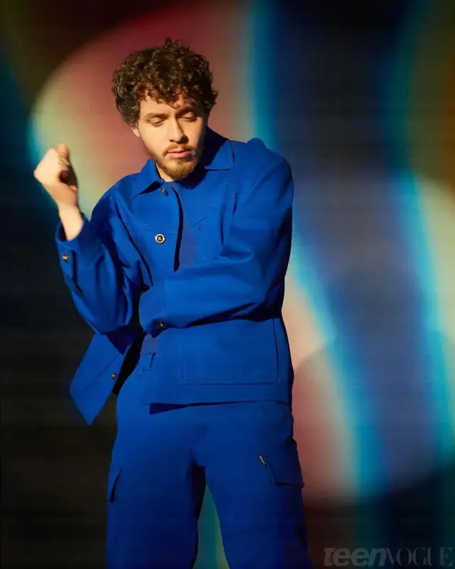 Jack Harlow outfit in Versace and K.Ngsley, 2022