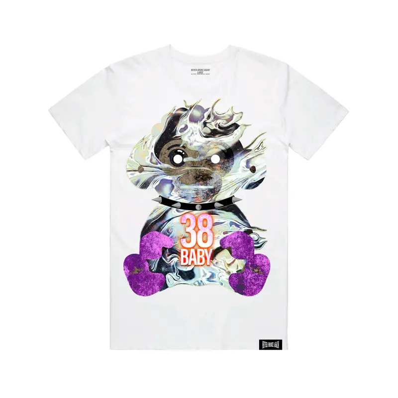 YoungBoy Merch White 38 Baby Marble T-Shirt $32