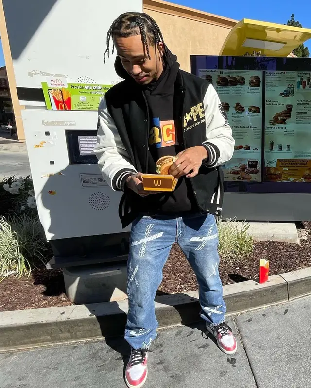 Amari Bailey outfit in Bape, Olivier Rogers, and OVO, 2022