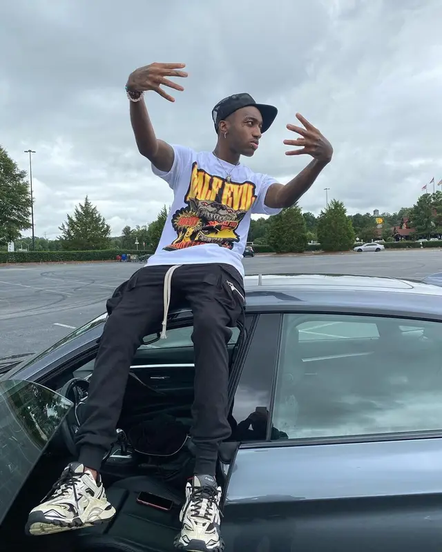 RonSoCold outfit in Half Evil 333, Rick Owens, and Balenciaga, 2020