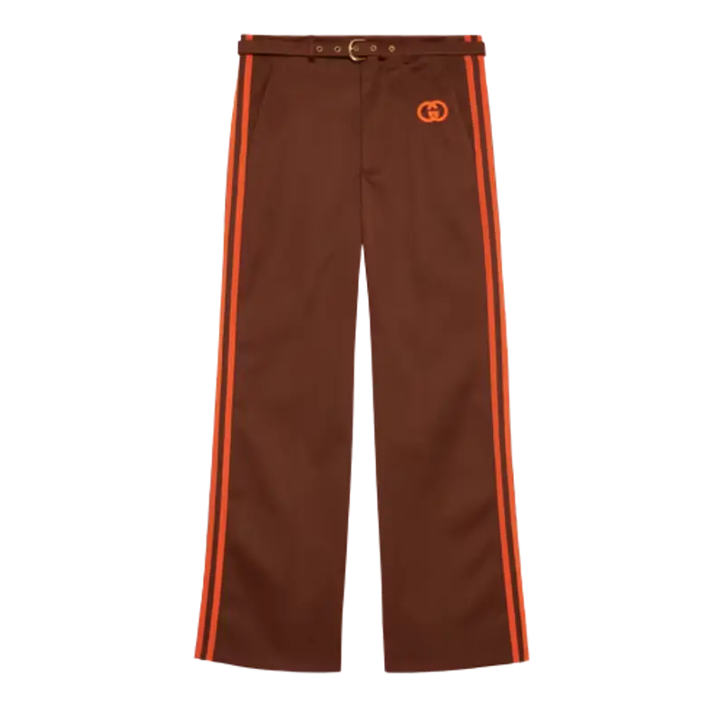 Gucci Brown Jersey Trousers $1400