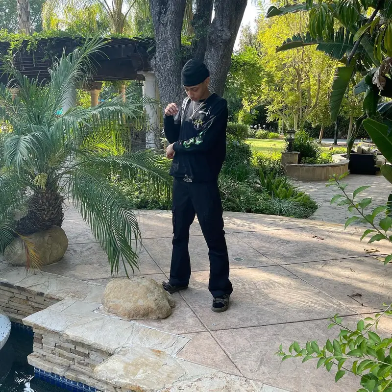 Slump6s outfit in Chrome Hearts, Louis Vuitton, and Matty Boy, 2022