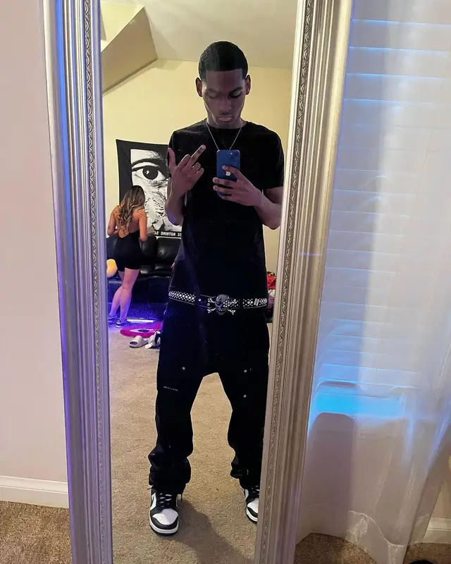 Yvngxchris outfit in Alyx, Nike, and B.B. Simon, 2022