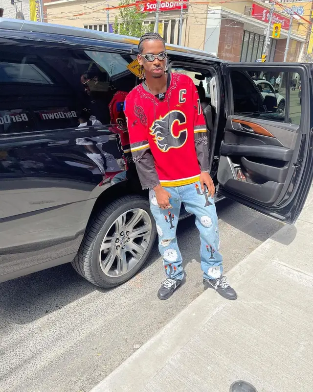 Shai outfit in Reebok, Virgil Abloh, and Louis Vuitton, 2022