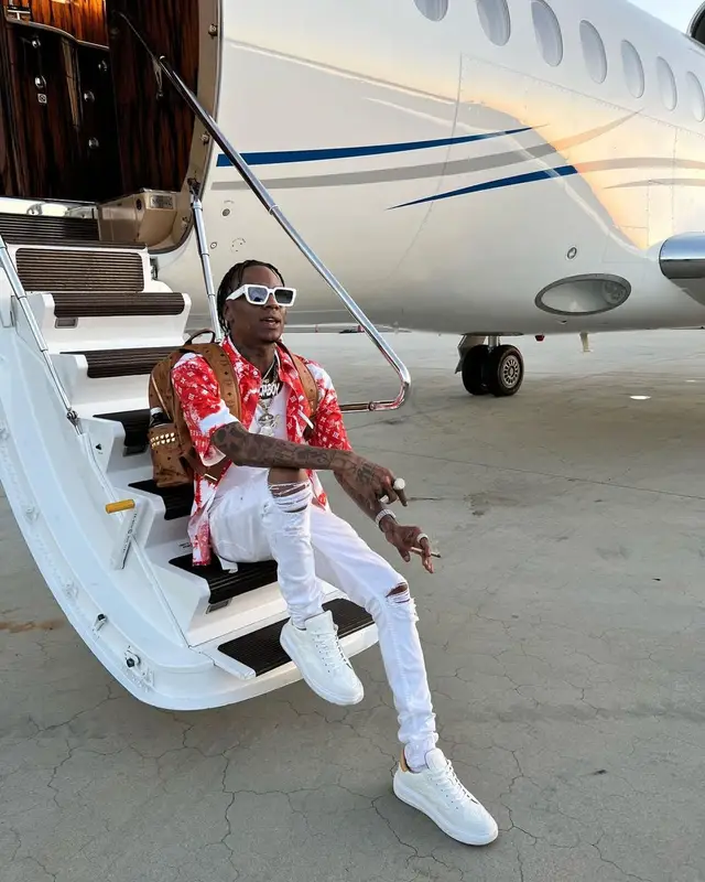 Soulja Boy outfit in Louis Vuitton, 2022