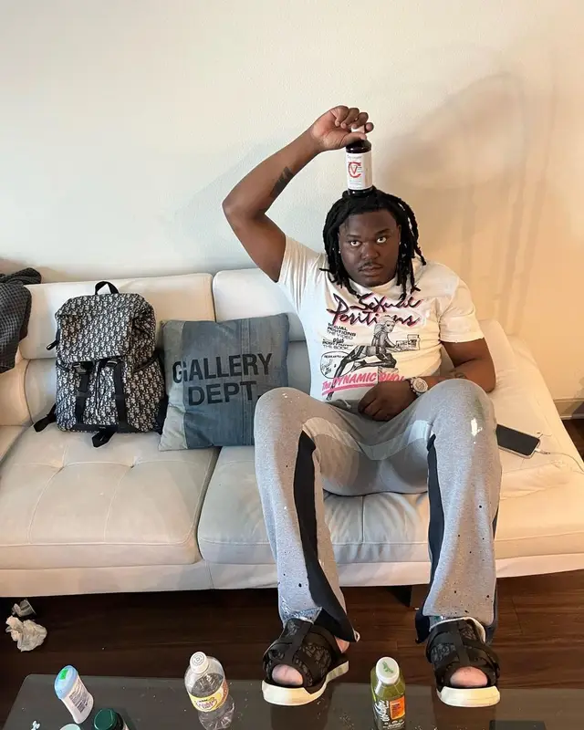 Lucki outfit in Gallery Dept. and Dior, 2022