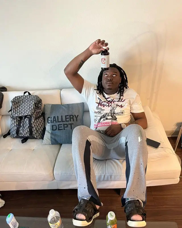 Lucki outfit in Gallery Dept. and Dior, 2022