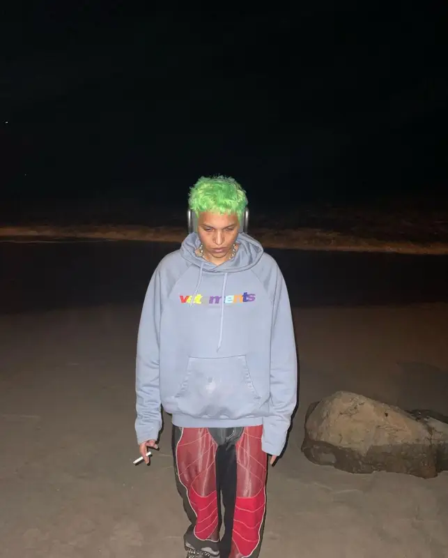 Gab3 outfit in Nike, Reebok, and Vetements, 2022