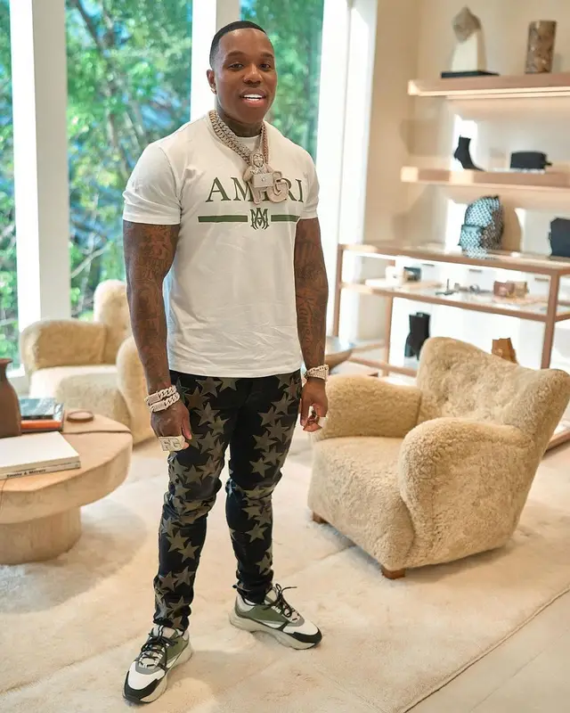 BandMan Kevo outfit in Amiri, Chemist, and Dior, 2022