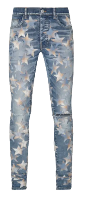 Amiri 70's Indigo Star Jeans $2190