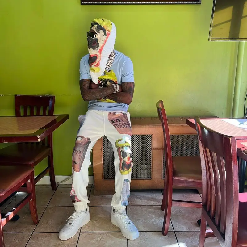 Rich The Kid outfit in Givenchy, Nike, and Balenciaga, 2022