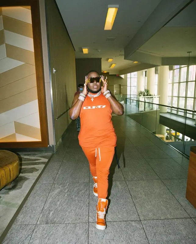 Saucy Santana outfit in Rick Owens, 2022