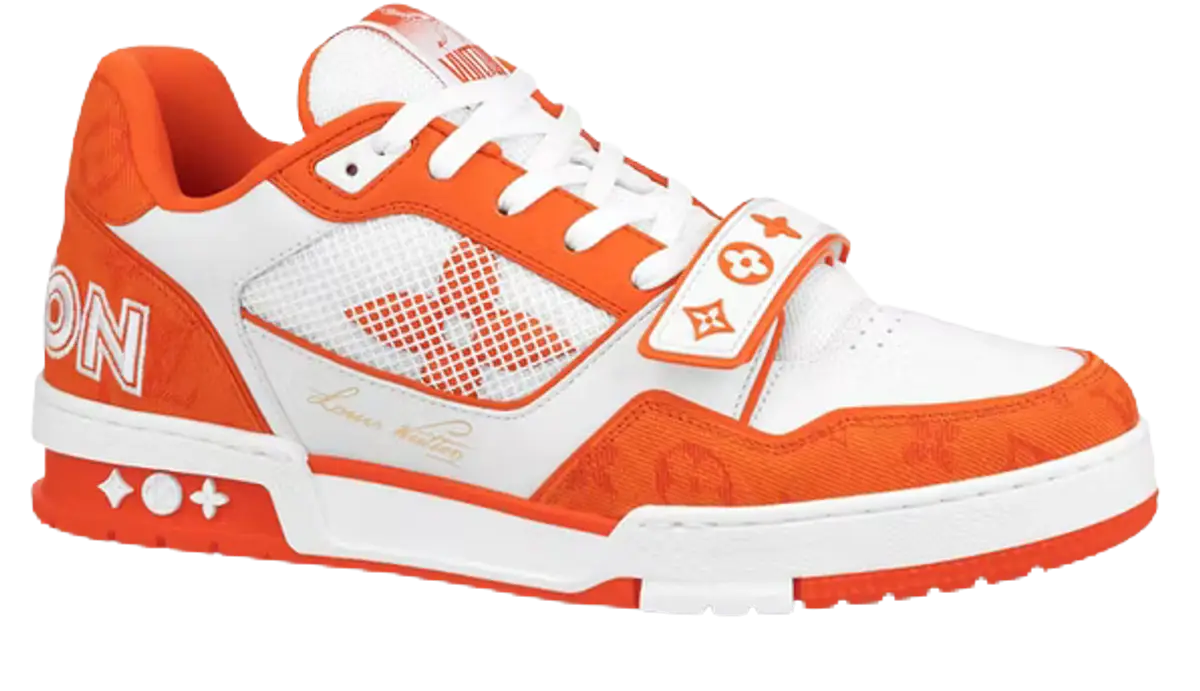 louis vuitton orange sneakers