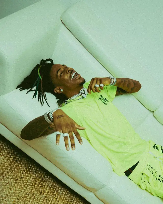 Ja Morant outfit in Amiri and Dior, 2022