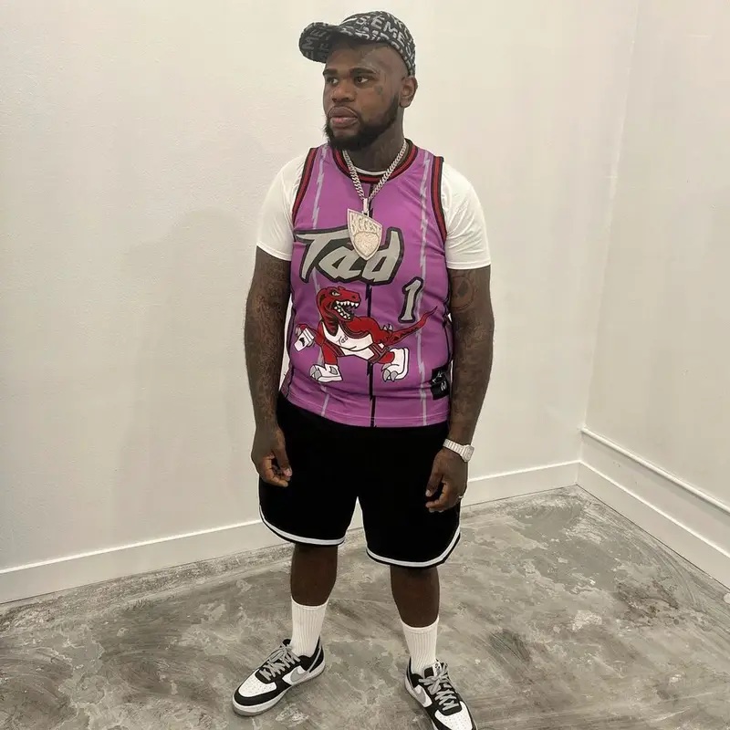 Fat Boy outfit in Tad, Nike, and Supreme, 2022