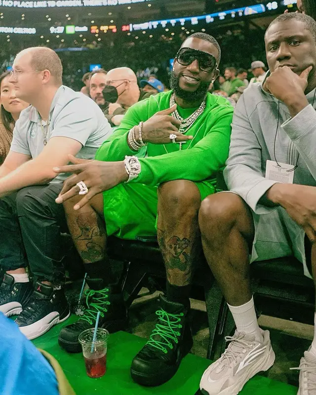 Gucci Mane outfit in Bottega Veneta, 2022