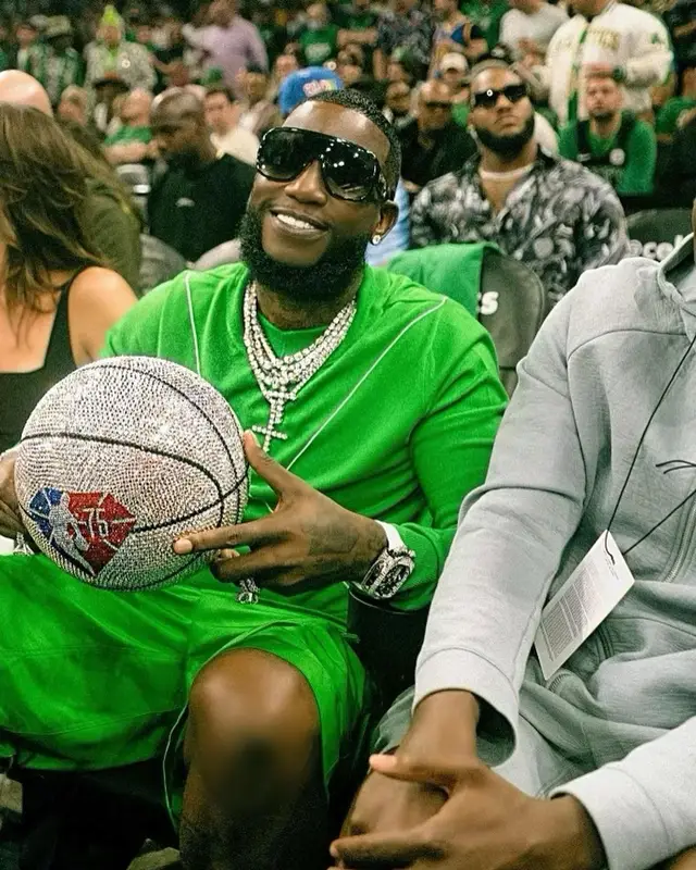 Gucci Mane outfit in Bottega Veneta, 2022