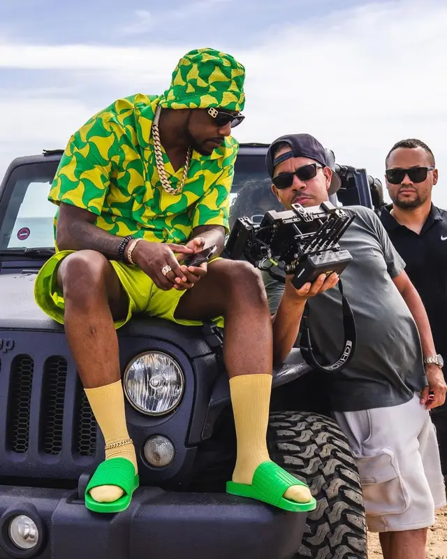 Fabolous outfit in Balenciaga and Bottega Veneta, 2022