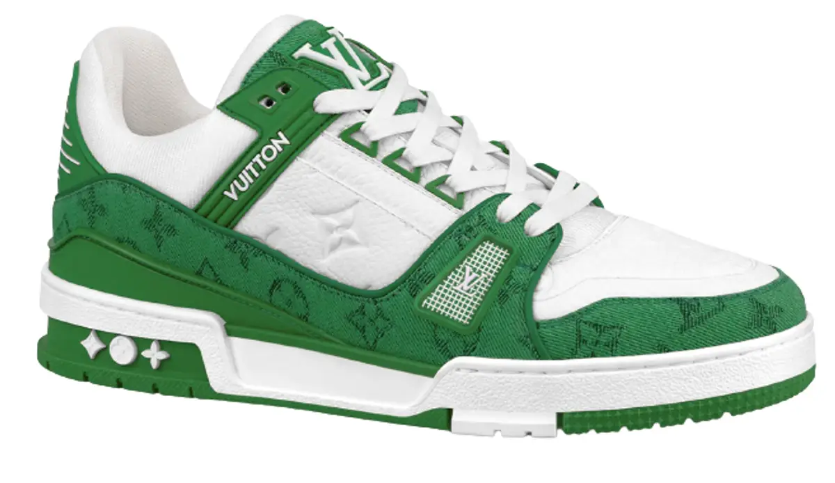 Louis Vuitton® LV Trainer Sneaker Green. Size 10.0 in 2023  Louis vuitton  sneakers, Louis vuitton men, Trainer sneakers