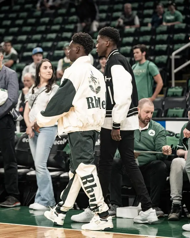 Bukayo Saka outfit in Rhude, Nike, and New Balance, 2022