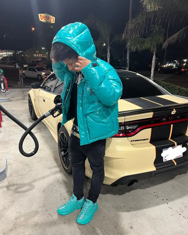 Mikey outfit in Amiri, Dior, and Valabasas, 2022