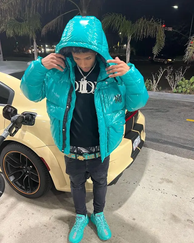 Mikey outfit in Amiri, Dior, and Valabasas, 2022