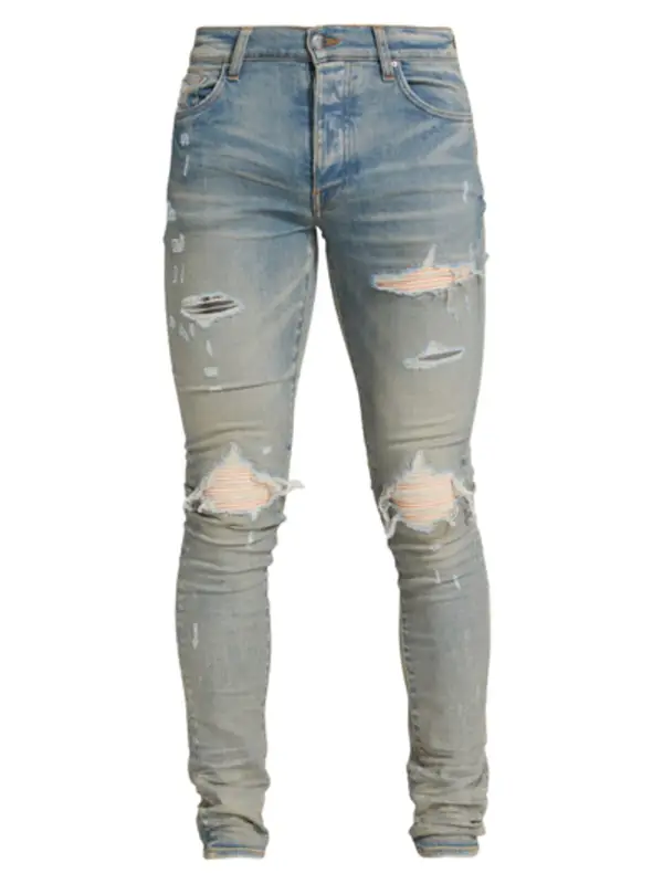 Amiri Mx1 Ultra Suede Patches Skinny 