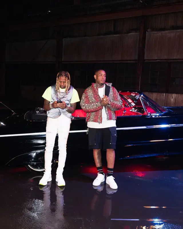 Lil Durk outfit in Rhude, Amiri, and Dior, 2022