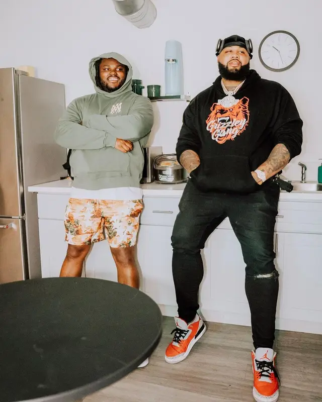 Tee Grizzley outfit in Amiri and Nike, 2022