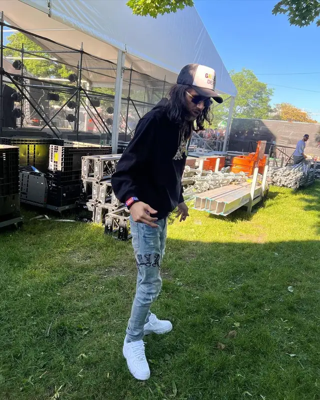 BabyTron outfit in Lyrical Lemonade, Cartier, and Gallery Dept., 2022