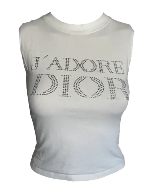 dior diamante top