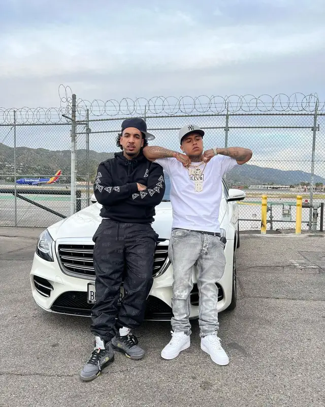 Fenix Flexin outfit in Fuck The Population, Huf, and Jordan, 2022