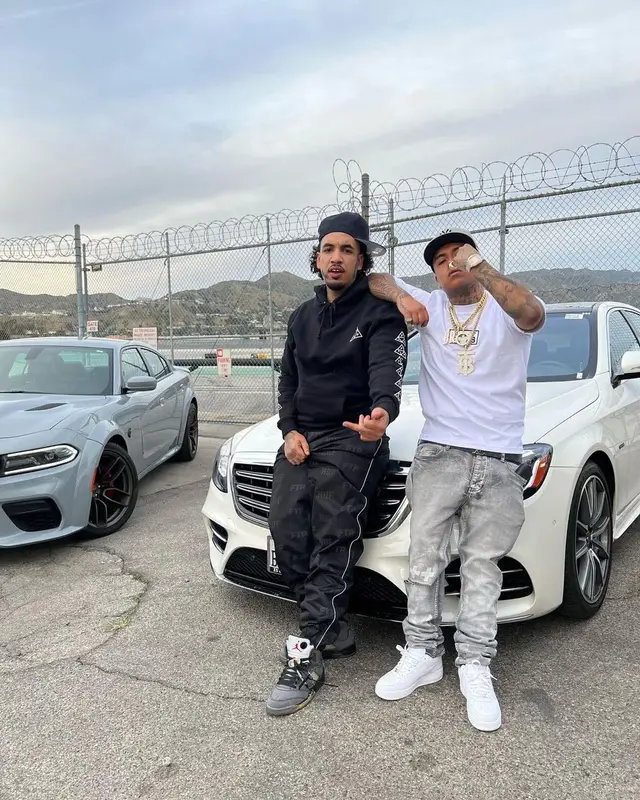 Fenix Flexin outfit in Fuck The Population, Huf, and Jordan, 2022