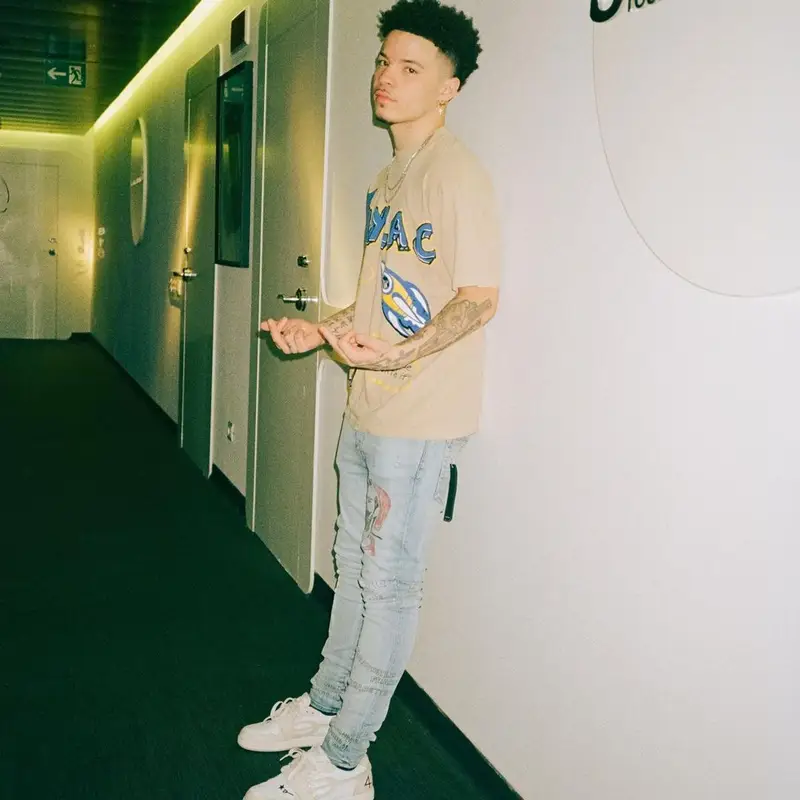 Lil Mosey outfit in Amiri, Pitch4ck, and Cartier, 2022