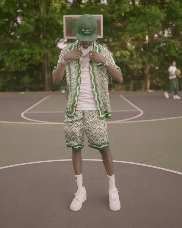 Coldheartedsavage outfit in Casablanca, Polo Ralph Lauren, and Supreme, 2022